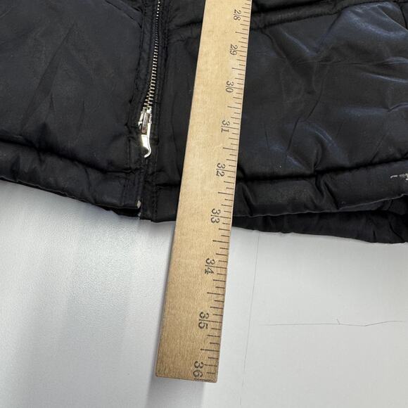 Laundry by Shelli Segal Coat Womens Medium Black Quilted Puffer Midi - Picture 7 of 9